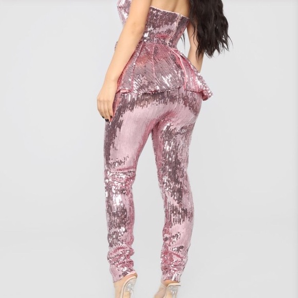 Pink Sequin Two-Piece Set - Picture 5 of 5